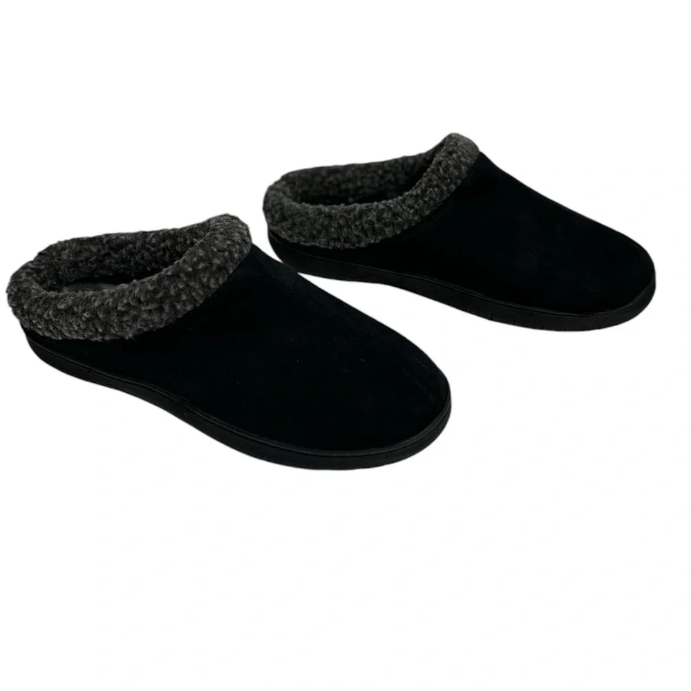 Haggar‎ Men's Open Back Memory Foam Padded Clog Slippers SIZE XL (11-12)